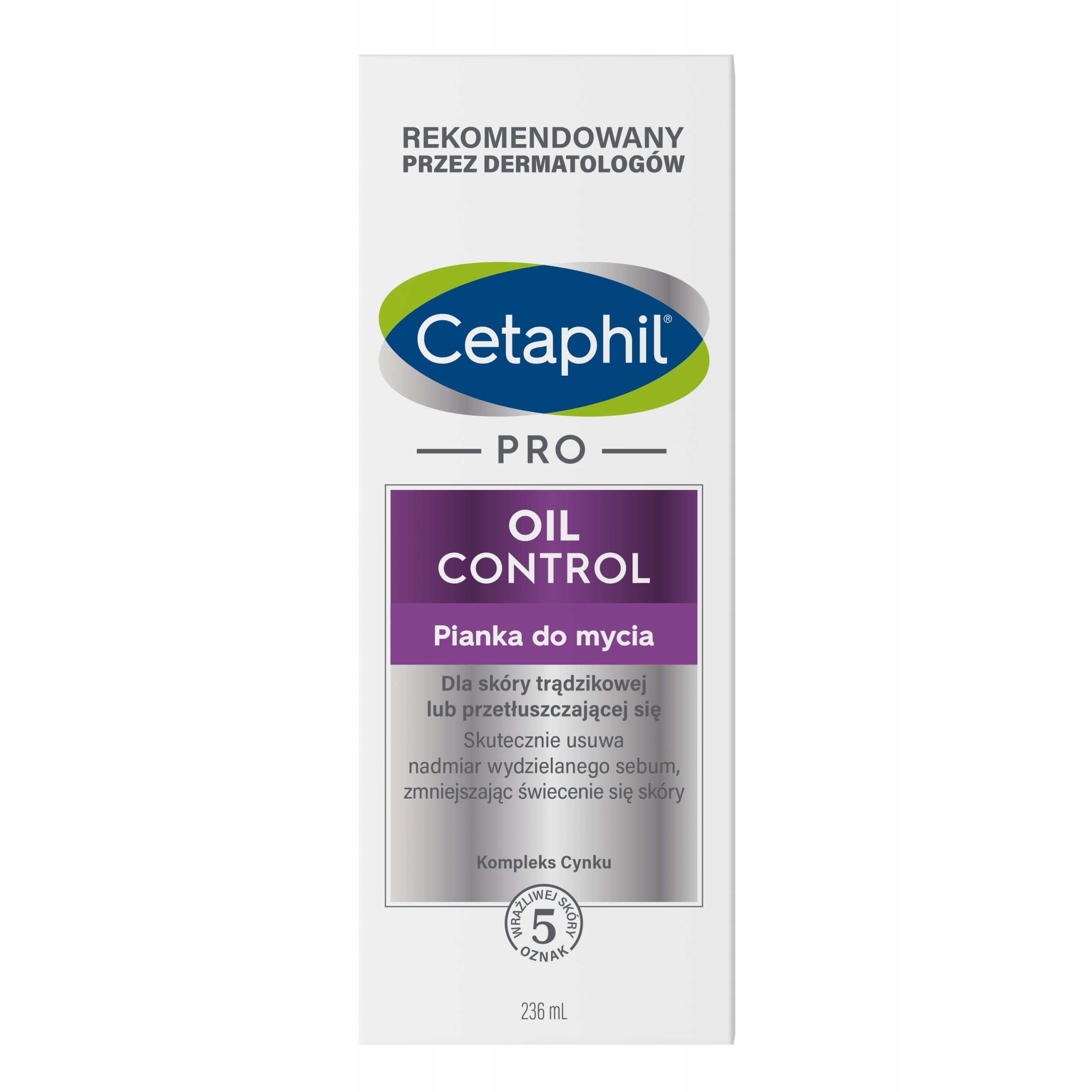 Reinigungsschaum für problematische Gesichtshaut Cetaphil Pro Oil Control, 236 ml 