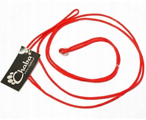 Chaba Lanyard ring - 2,5 mm red 12067 for pets