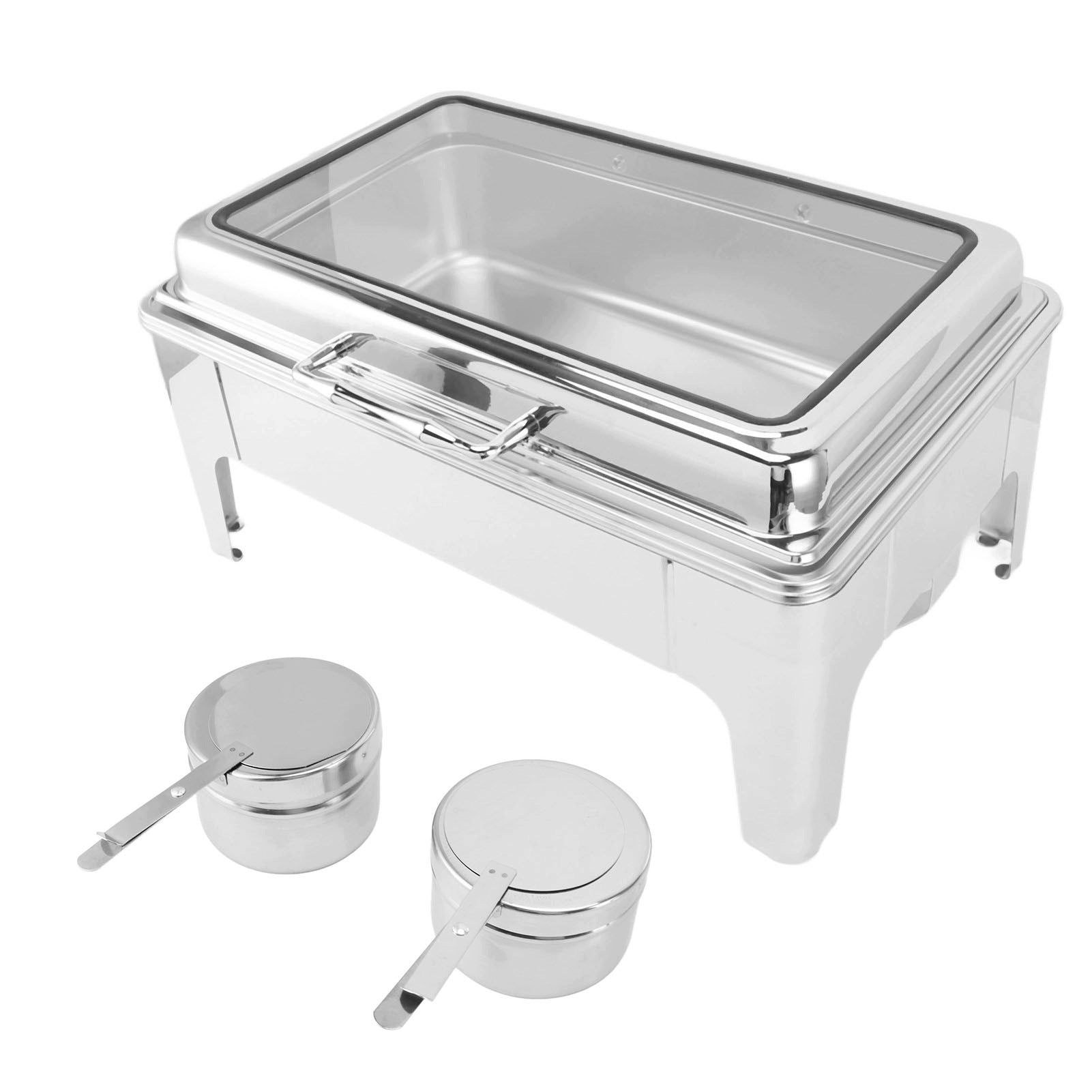 Chafing Dish 9L Stainless Steel Buffet Set WT Dominant color multicolor