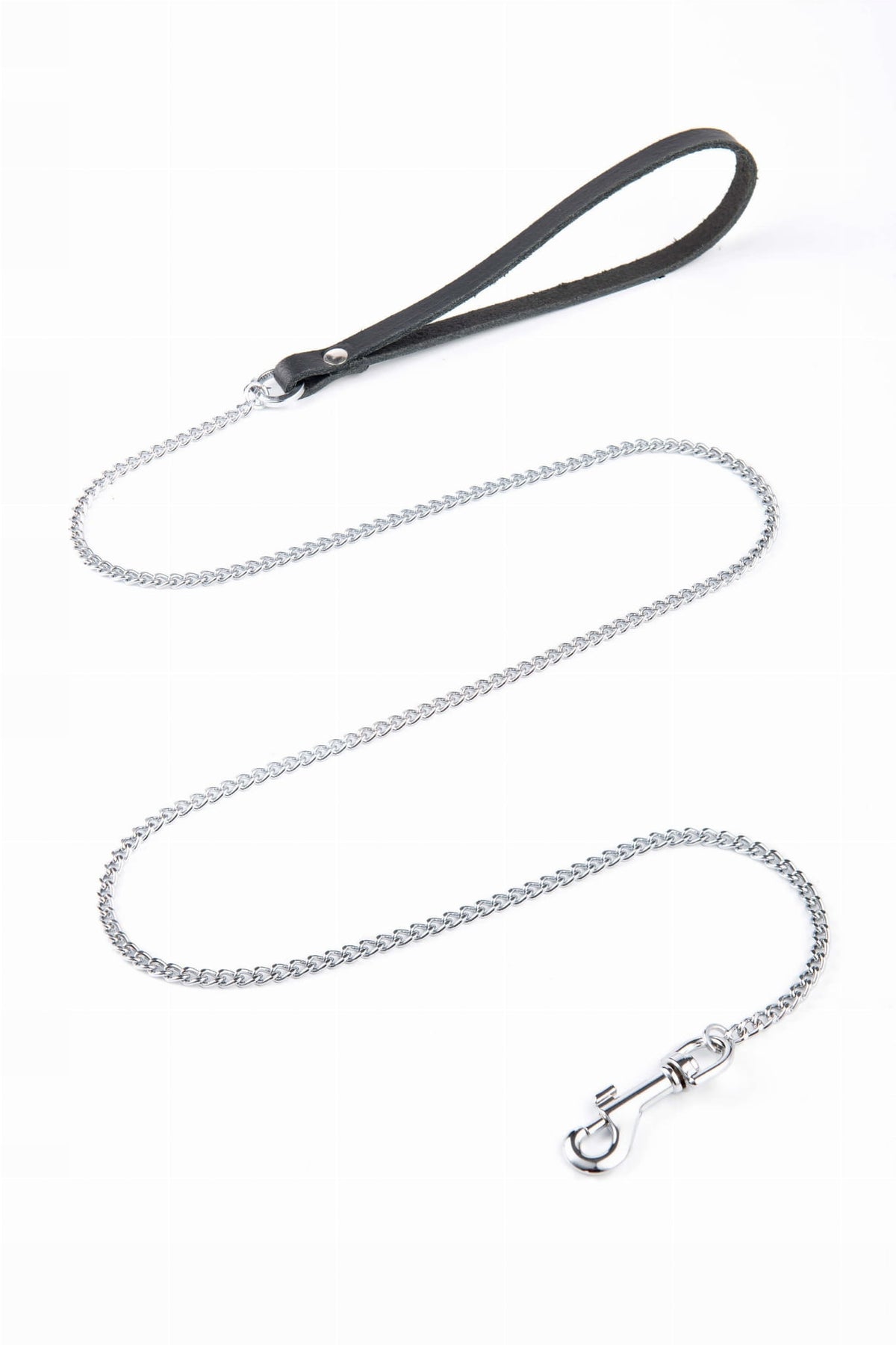 Chain Lanyard 115cm/5mm chain handle Leather