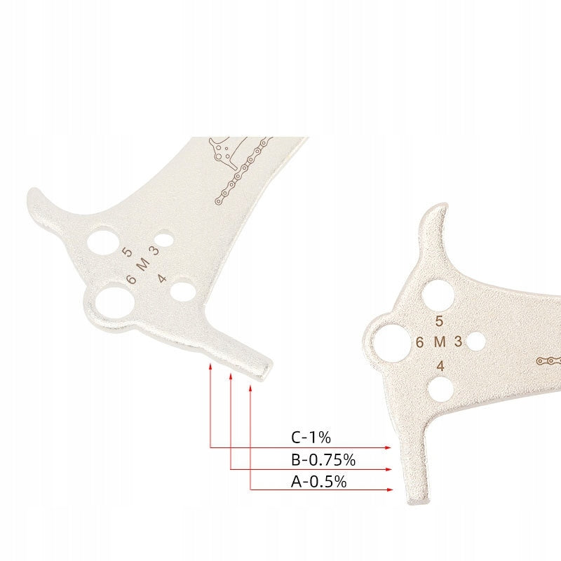 Chain Measurement Ruler Meter for Bicycle Chain Wear Measurement Brand Toopre