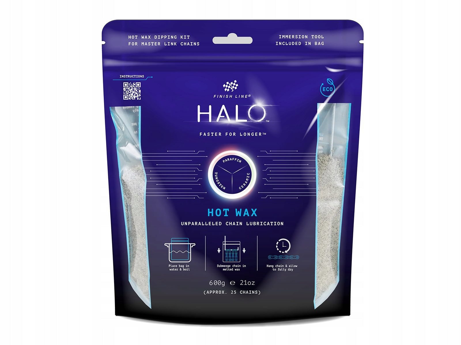 Chain Wax Finish Line HALO Hot Wax 600 g