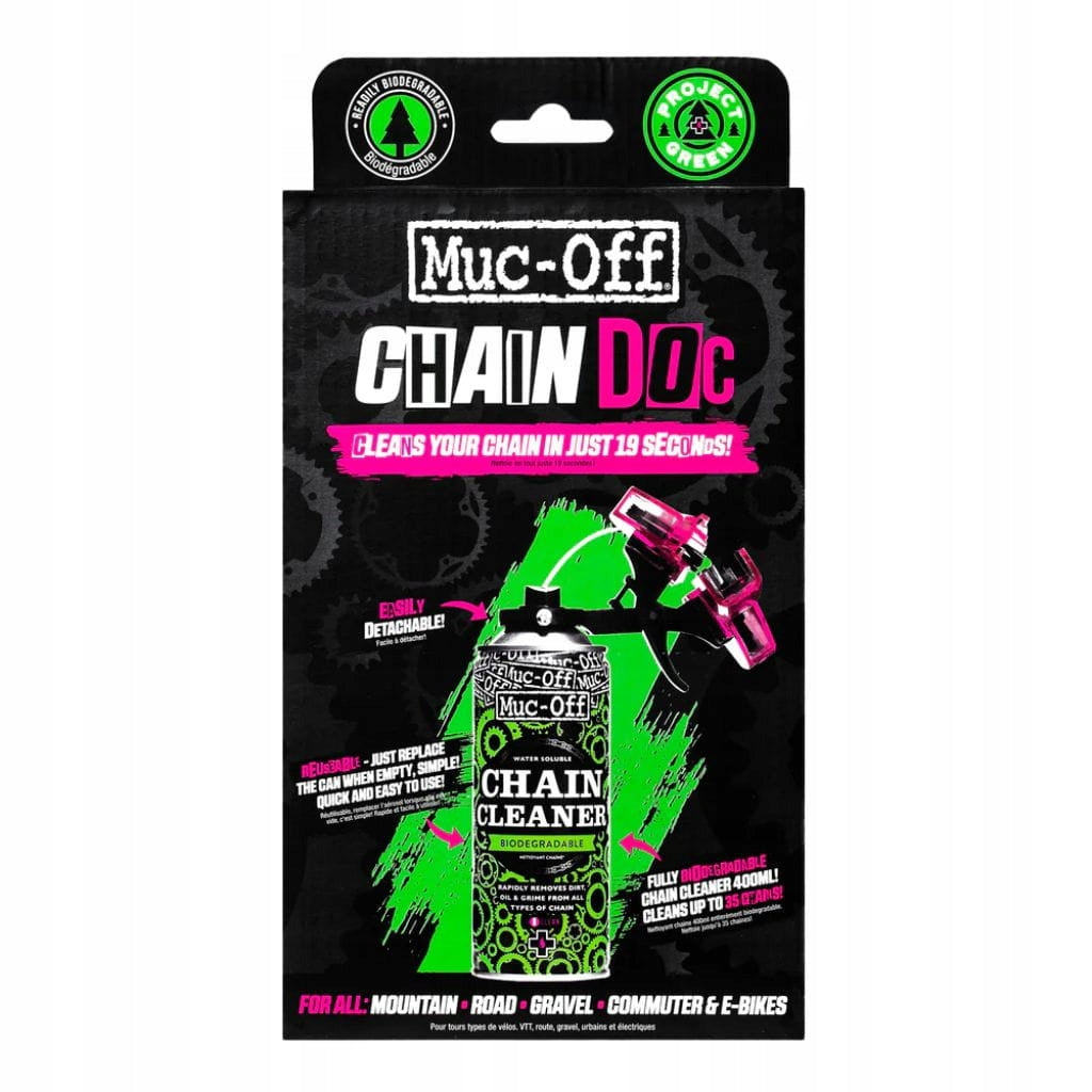 Chain cleaner with Muc-Off Bio Chain Doc 400ml Brand Muc-Off