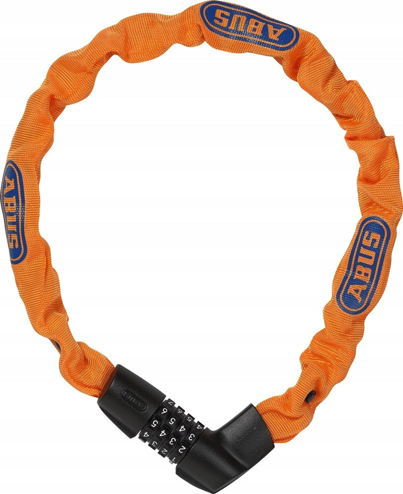 Chain with lock ABUS Tresor 1385/75 cm. /sl6/ Neon Orange Color orange