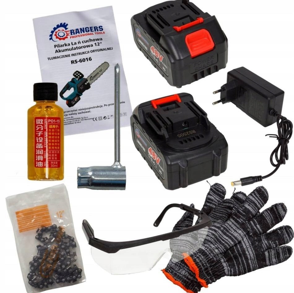 Chainsaw 12"Cali 2 Aku Brushless Cordless Saw 48V 6.AH Brand no brand