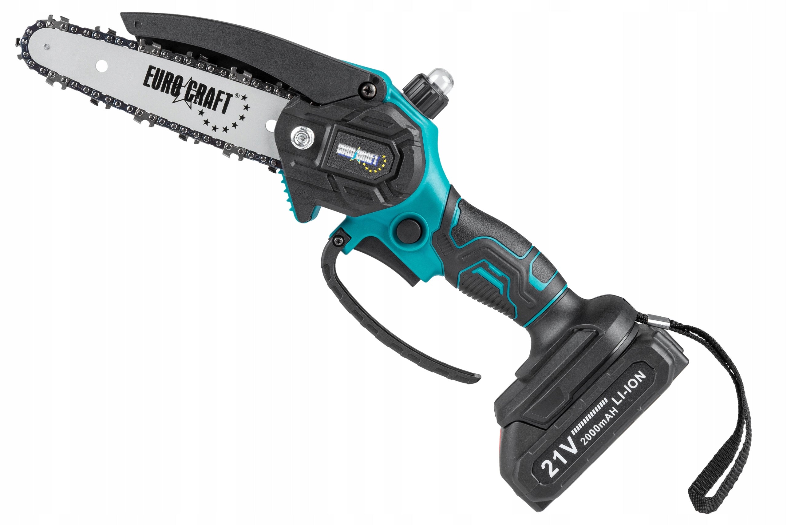 Chainsaw CORDLESS chain lubrication SAW 2 chains 15cm Additional features automatic chain lubrication
