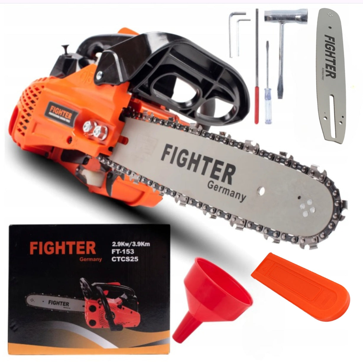 Chainsaw Combustion saw 3,9 HP for branches and wood