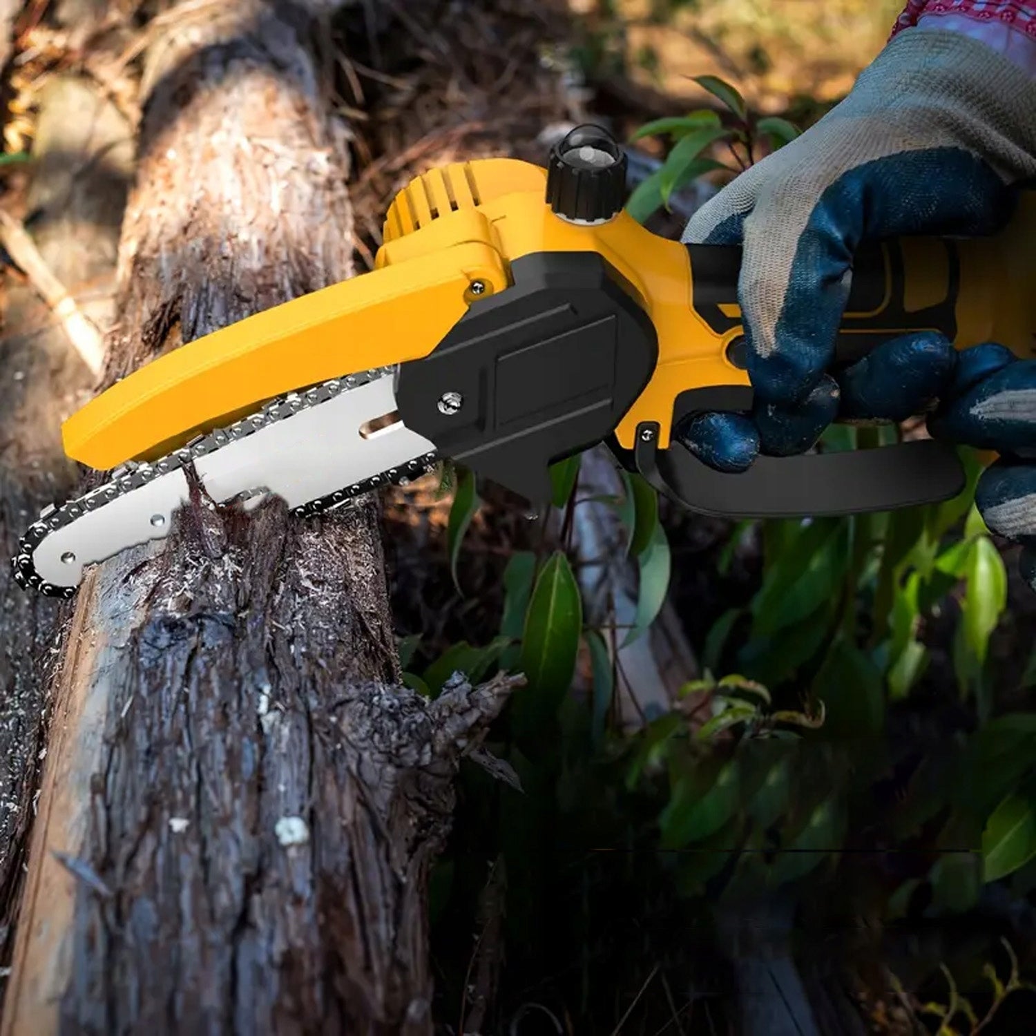 Chainsaw Cordless Telescopic Tree Saw 6" 2 x AKU Certificates of conformity CE WEEE