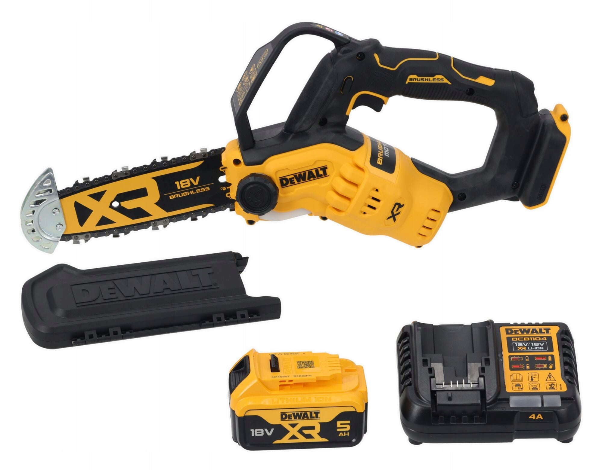 Chainsaw DeWalt DCMPS520P-QW Aku 18V XR 20cm 1x5.0Ah SET