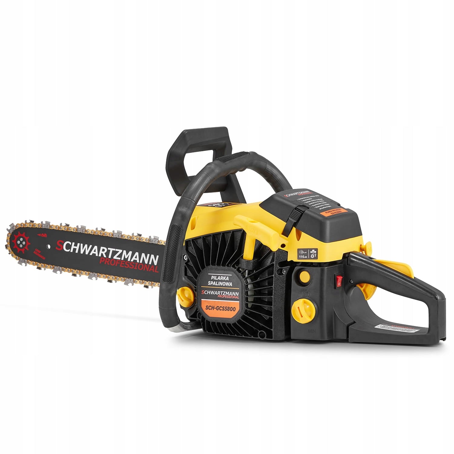 Chainsaw combustion wood saw SCHWARTZMANN Guide manufacturer Oregon