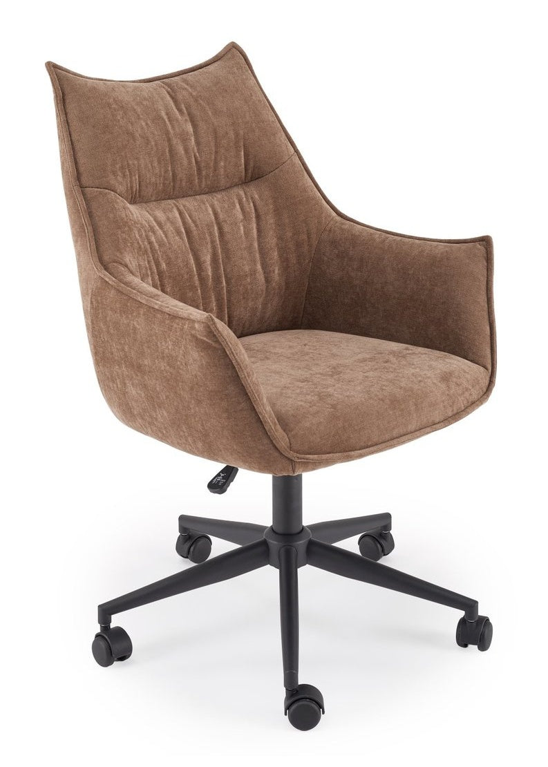 Chair CLIO swivel brown office fabric for desk metal 100kg Packaging status original