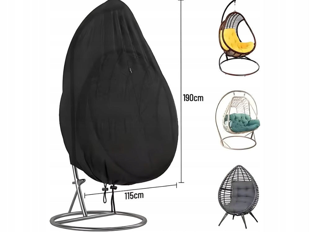 Chair Cover Hanging Cocoon Garden Swing Waterproof Case Cover Product height 190 cm