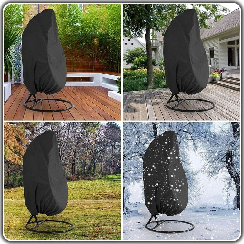 Chair Cover Hanging Cocoon Garden Swing Waterproof with Slider Product width 114 cm