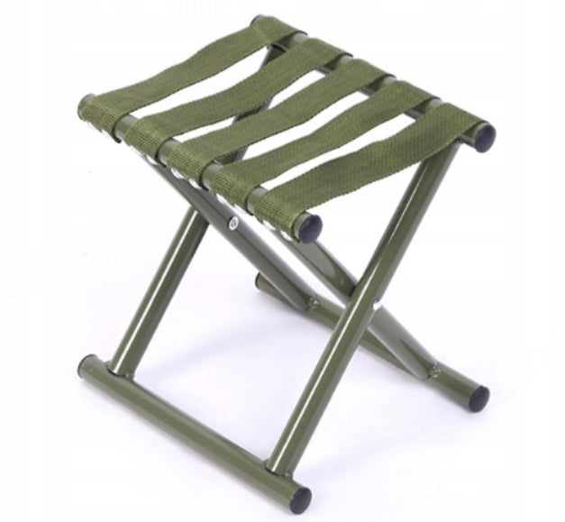 Chair Folding Fishing Stool Lightweight Metal Legs Soft Seat