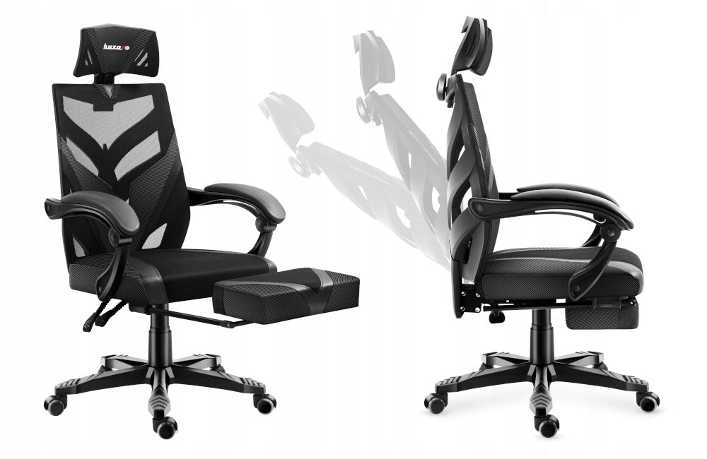 Chair HUZARO Combat 5.0 Black Additional functions folding option footrest