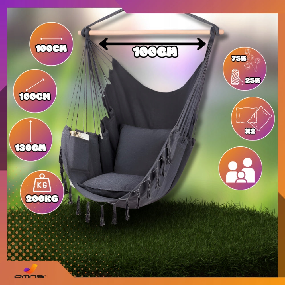 Chair Hanging Chair Brazilian Swing Garden Hammock For Balcony BOHO Packaging status original