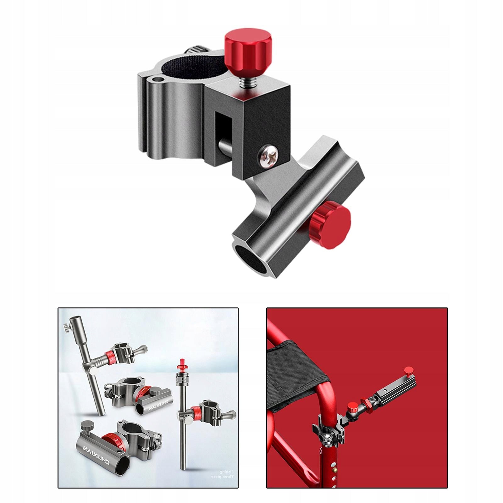 Chair Mount Tool Adjustable Stainless Light Multifunctional Basket Holder Model Krzesło wędkarskie Uchwyt na wędkę Lekkie przynęty