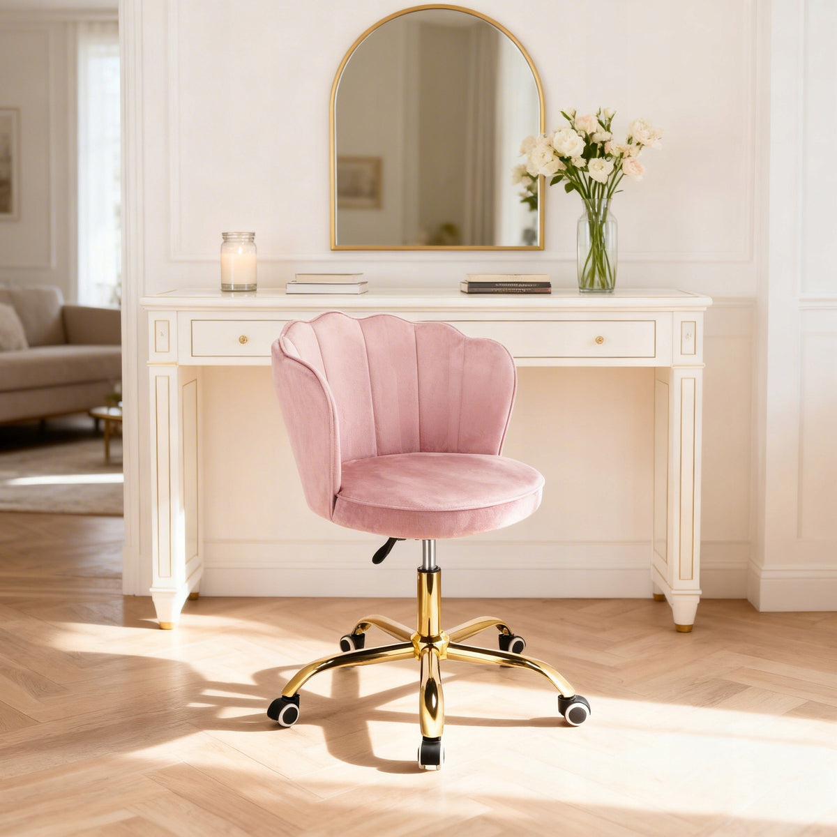 Chair NULA, pink Jumi Furniture depth 59.5 cm