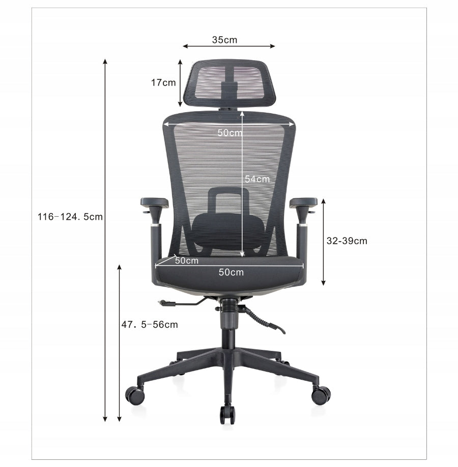 Chair PROBALANCE ergonomic office hanger adjustable tilt black K24 Manufacturer code K24-PRB-CZA