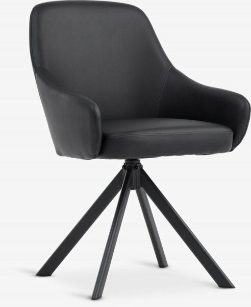 Chair ROSTRUP swivel black