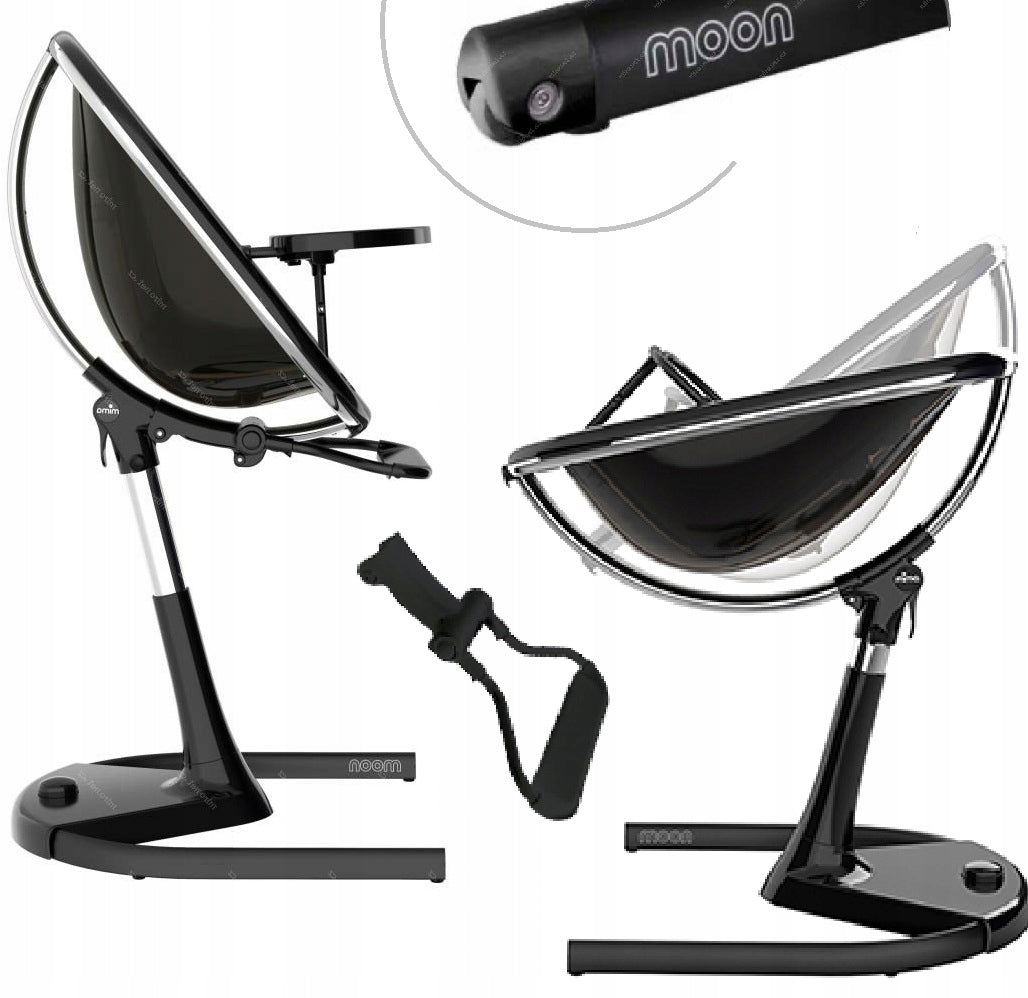 Chair frame for destruction Mima Moon on trolleys + footrest 45 kg Black