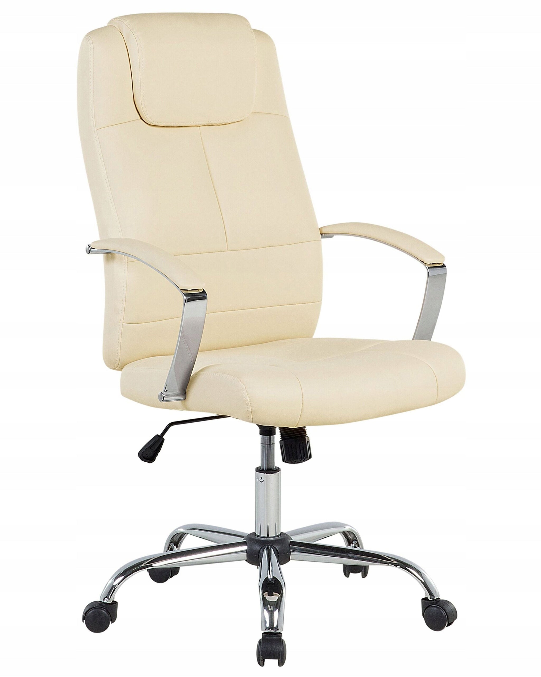 Chair office chair adjustable beige