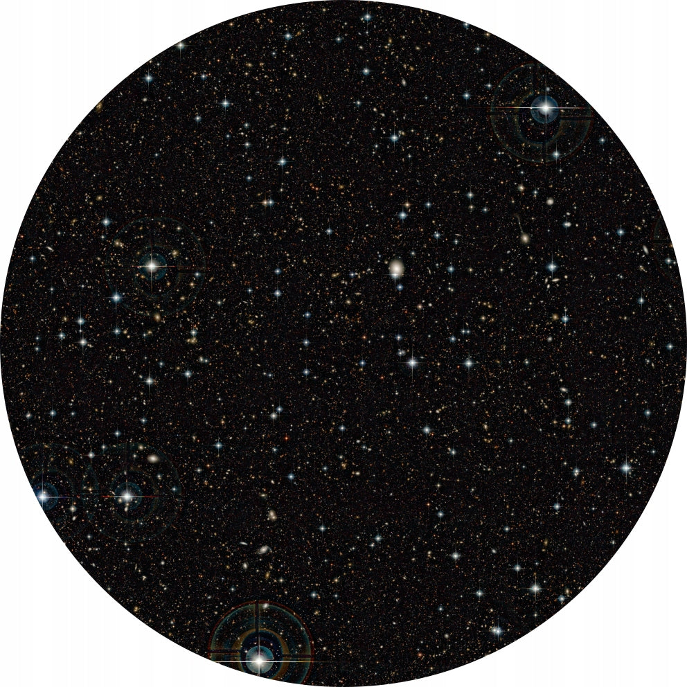 Chair pad round 100cm stars night