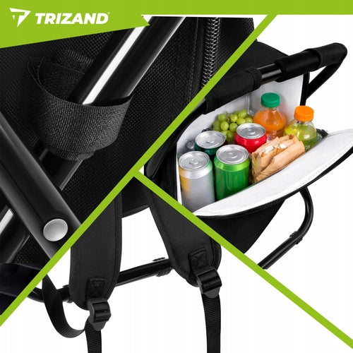 Chair with Thermal Backpack Fishing Folding 3in1 Hiking 150kg Customs tariff code 94017900