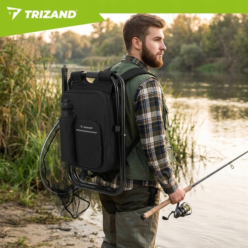 Chair with Thermal Backpack Fishing Folding 3in1 Hiking 150kg Kind chair