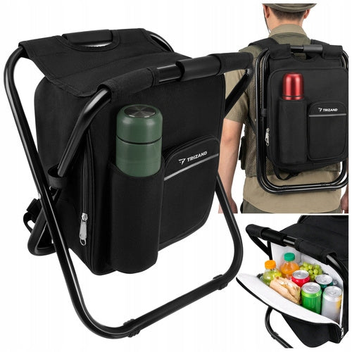 Chair with Thermal Backpack Fishing Folding 3in1 Hiking 150kg