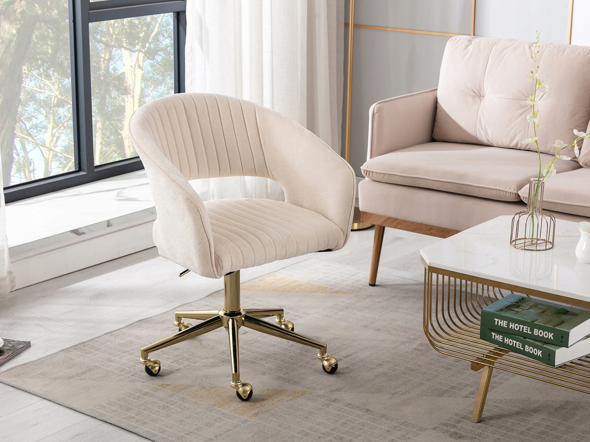 Chairus Office Chair Swivel Chair Adjustable for Living Room Office Beige EAN (GTIN) 0841793148759