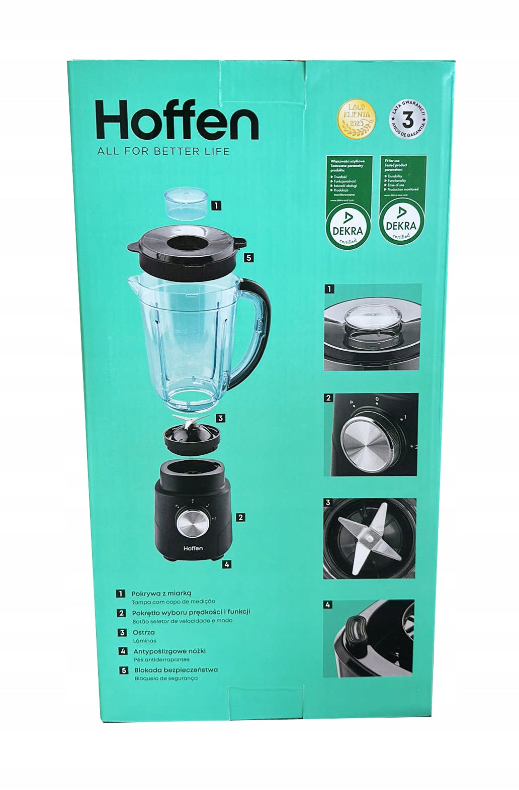 Chalice Blender Hoffen TB-4316 Manufacturer code TB-4316
