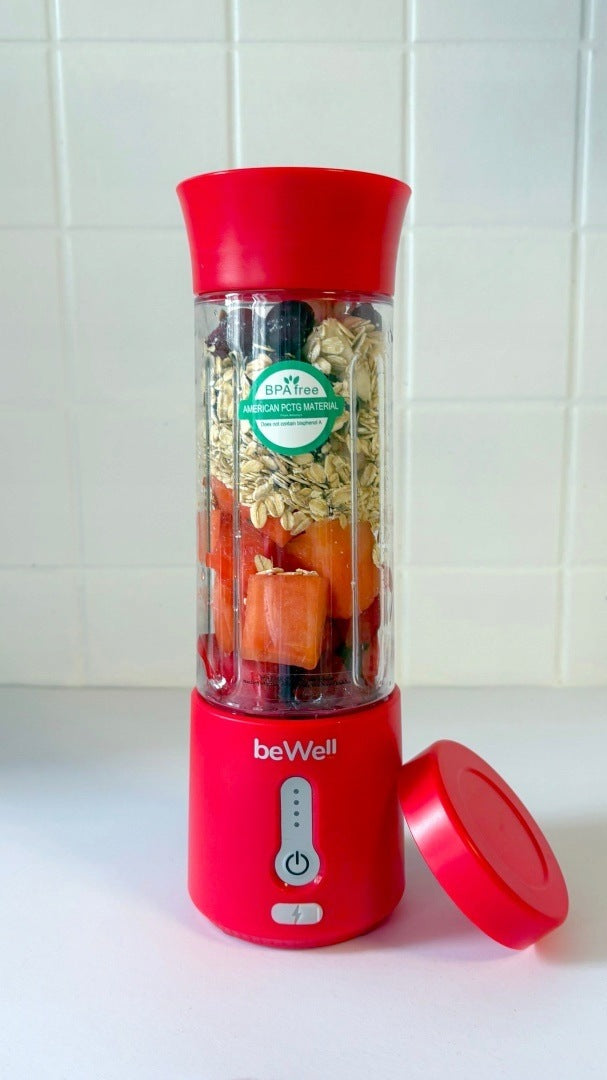 Chalice Blender Portable Smoothie Wireless beWell USB 500ml Powerful Packaging status original