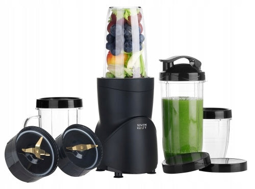 Chalice Blender for Smoothie Cocktails 1200w 4 Bottles Portable Set Packaging status original