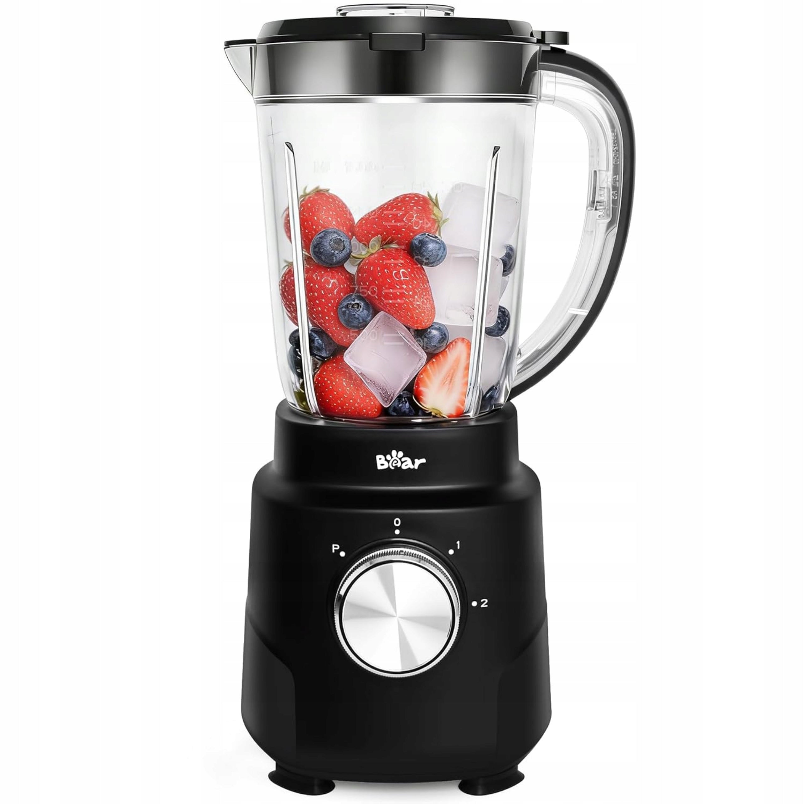 Chalice Blender with Ice Crushing Function 700W 1500ml 3 Speeds