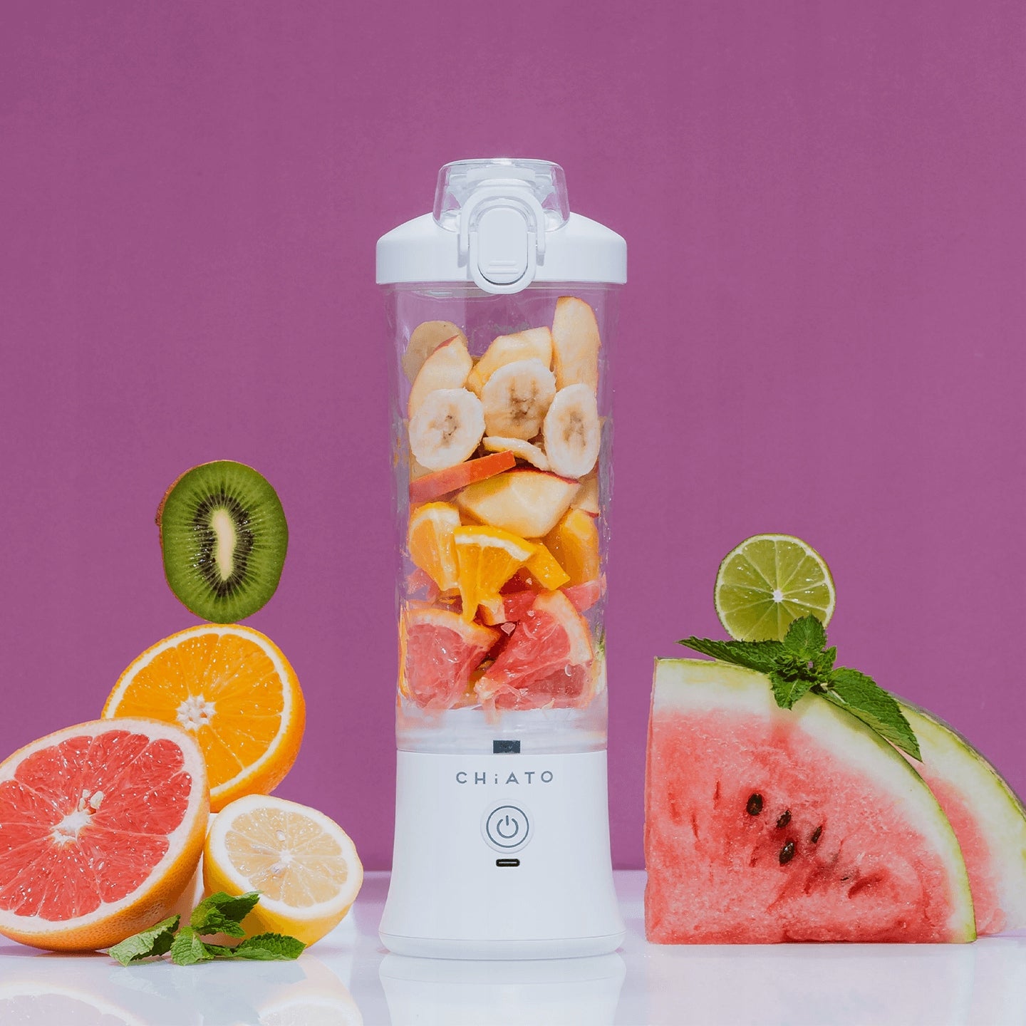 Chalice blender CHiATO blendPLAY Travel – 600 ml, white Model blendPLAY Travel