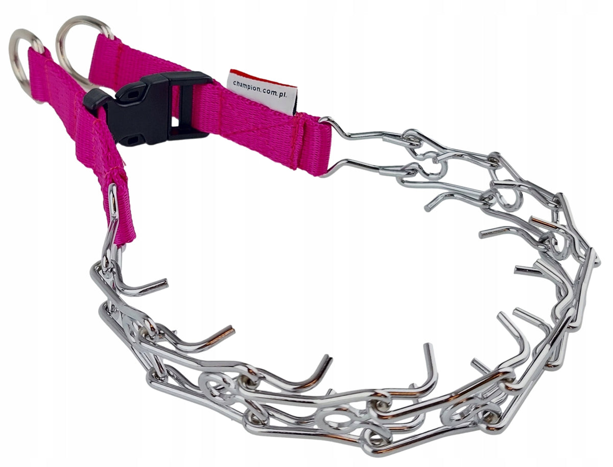 Champion Dog Earring with Latch on Tape Roz. T1 Pink Fuchsia Manufacturer code MKO 1T (FU)