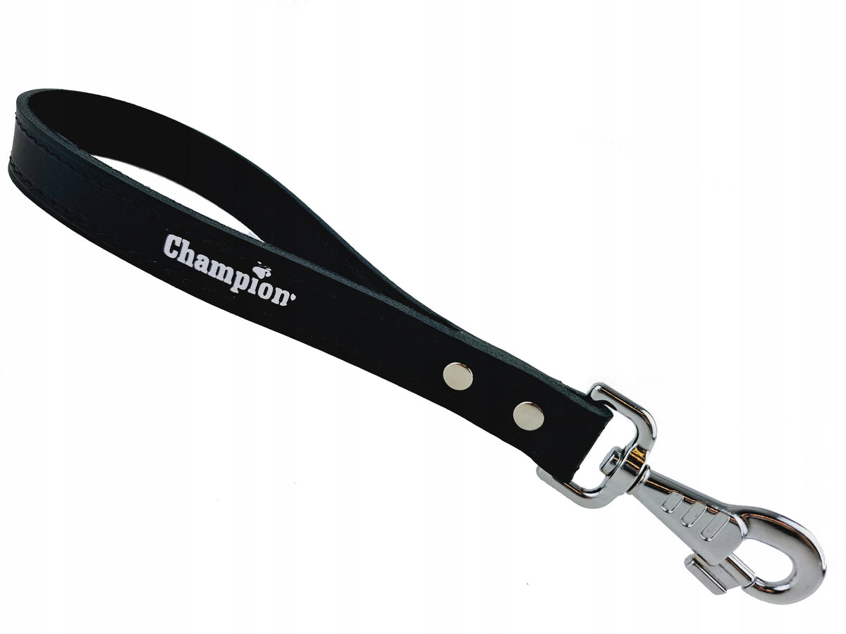 Champion Face Leather Handle for Short Holding Dog Leash