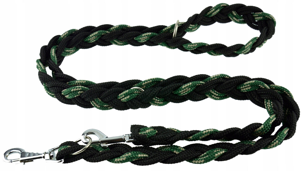 Champion Lanyard for Big Dog 2.5m Adjustable Braid Black Green