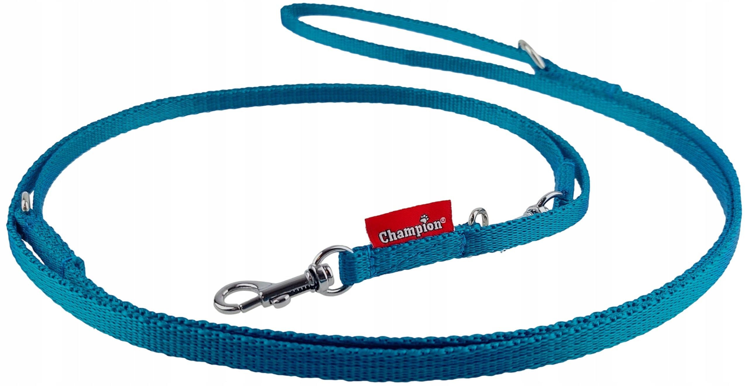 Champion Lanyard for Small Dog Tape Adjustable 300cm Tape 1,0cm Turquoise