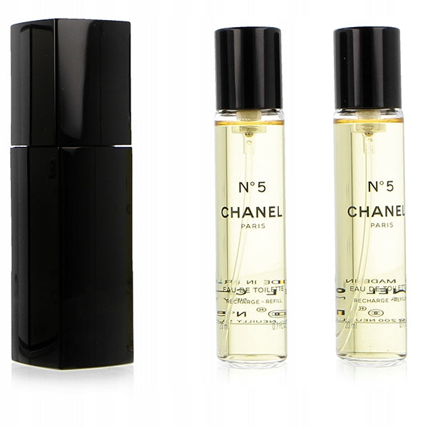 Chanel No 5 Eau De Toilette Women's EDT Set 3x20ml Brand Chanel