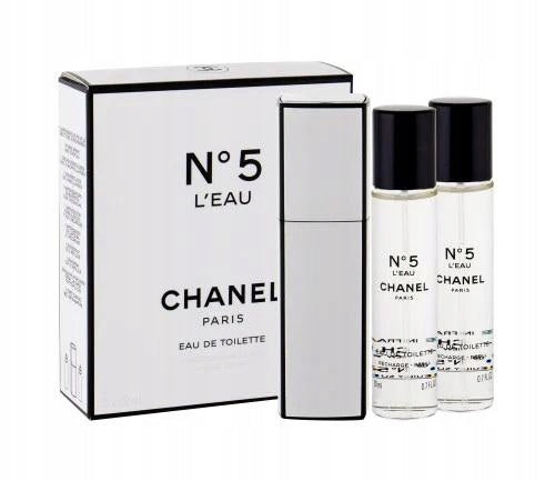 Chanel No. 5 L'eau eau de toilette - 60ml (3x20ml) DECORATIVE PACKAGING