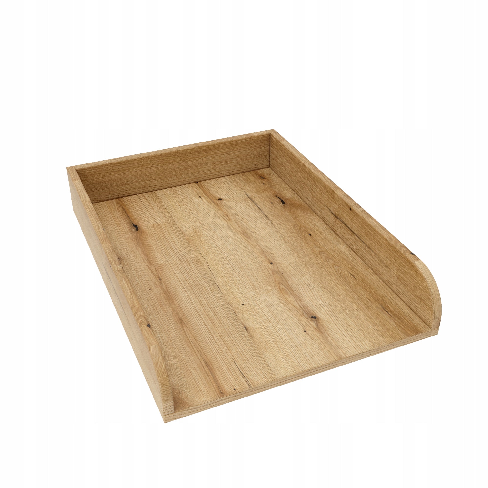 Changing Table Rigid Dresser Cover Rounded Universal Full Oak