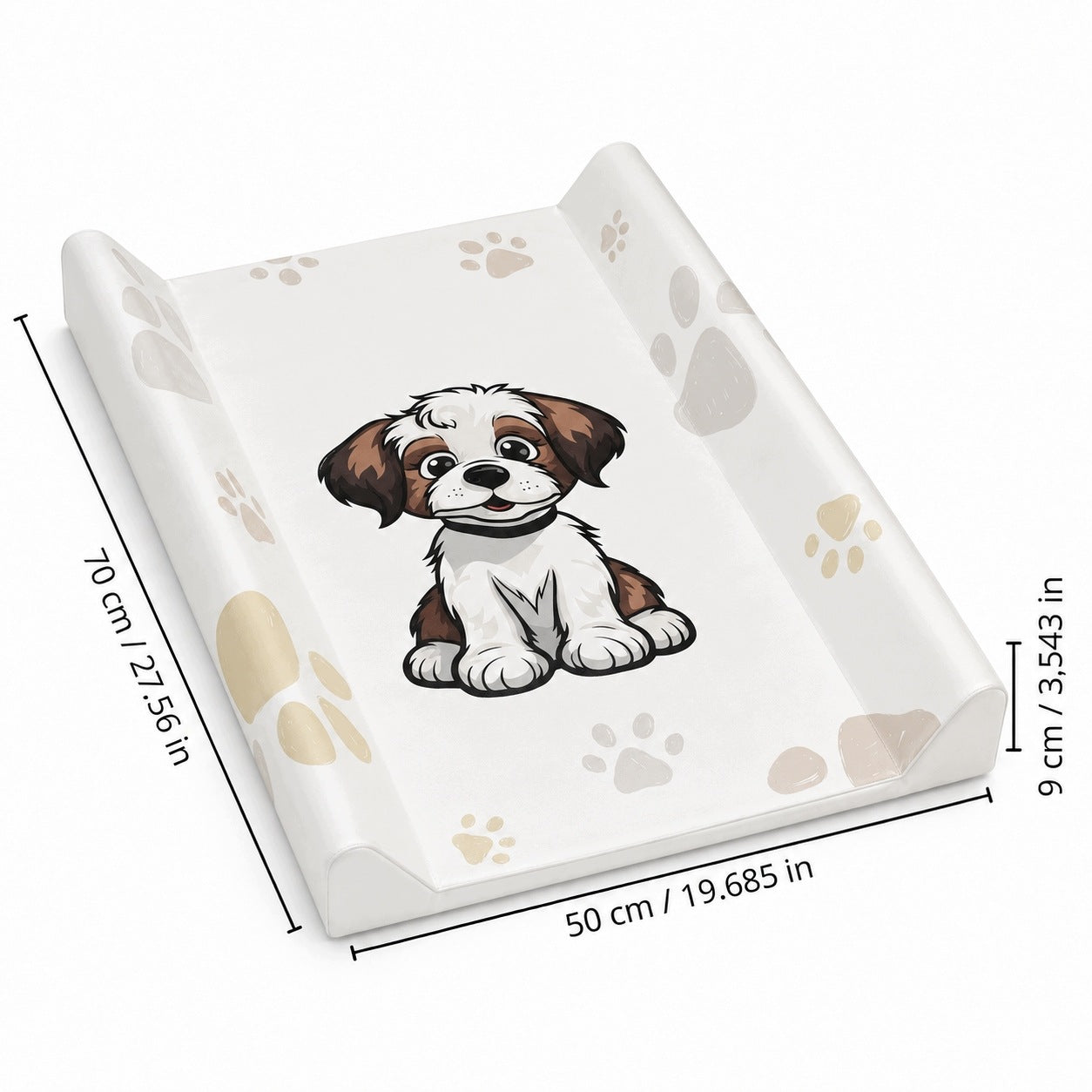 Changing Table Soft Dresser Cover 70x50 Beige Dog Changing Mat Medical device no