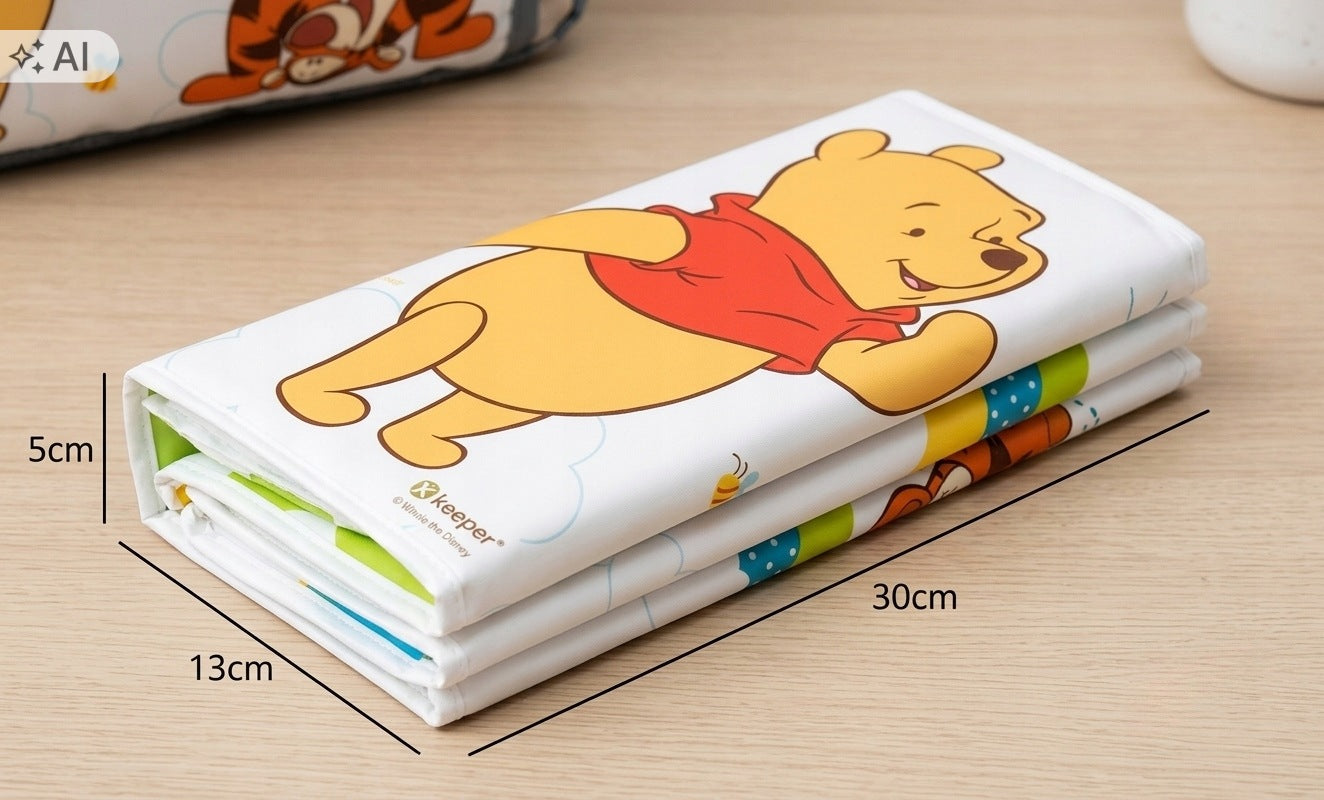 Changing Table Soft Folding Travel Changing Mat Keeeper Winnie the Pooh Brand Keeeper