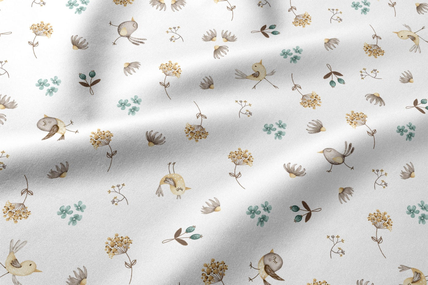Changing pad 50x70 cm soft flannel waterproof birds Manufacturer code 01fro