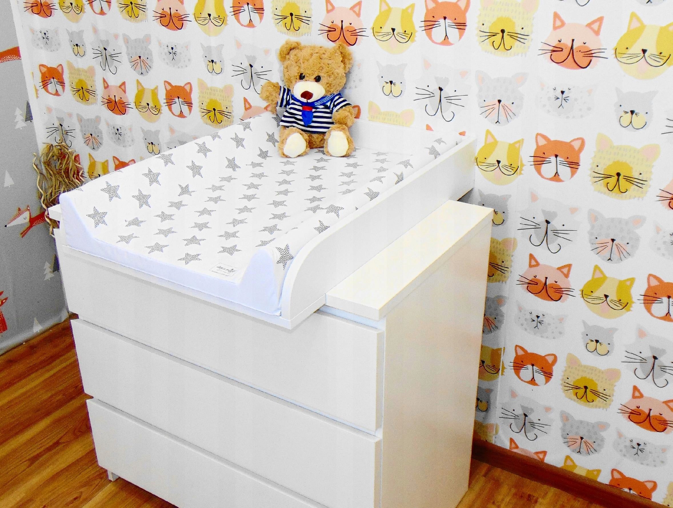 Changing pad for chest of drawers Malm IKEA rounded 70x50 Manufacturer code KM-48
