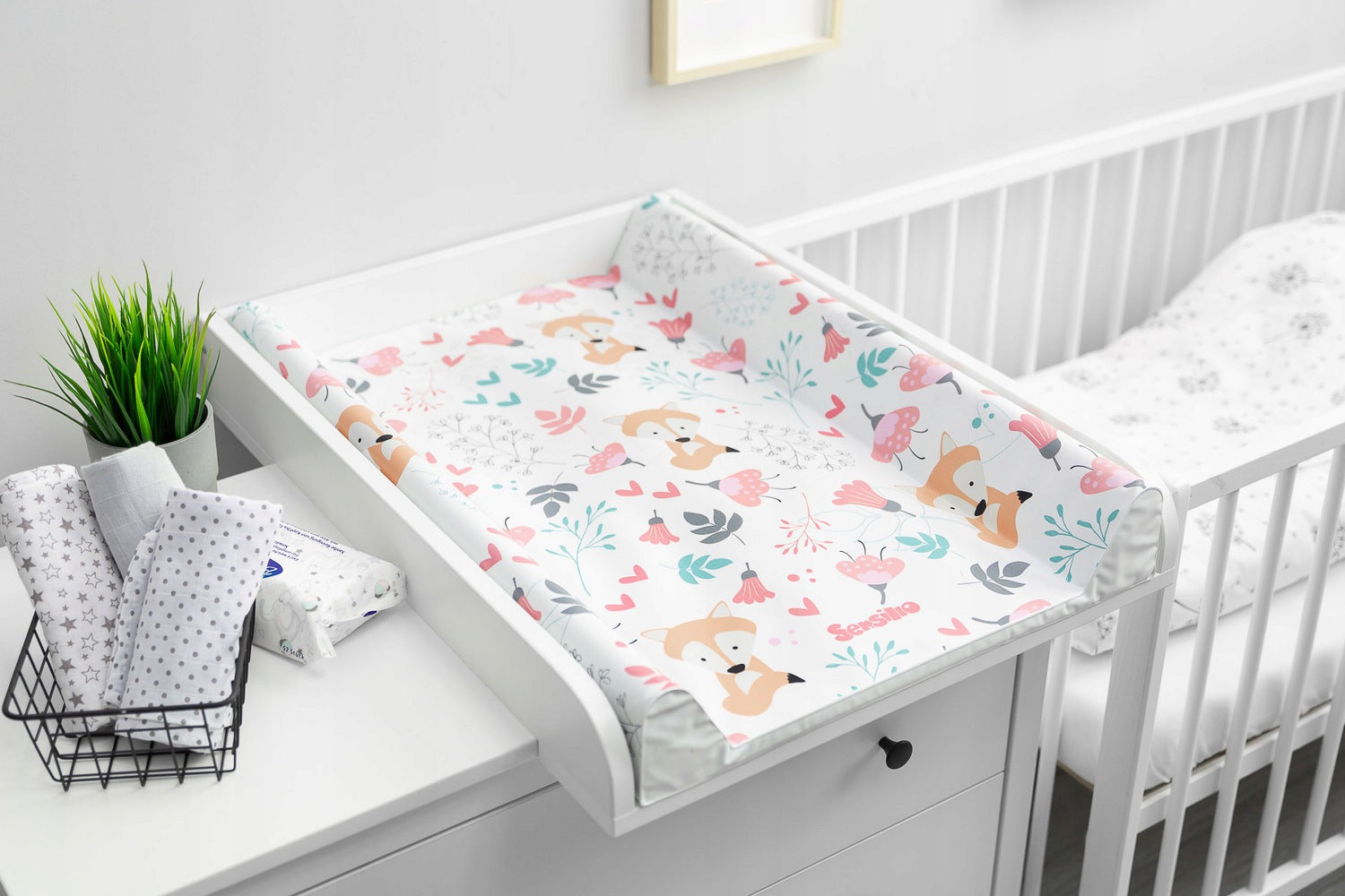 Changing table for chest of drawers soft cot for babies Las Fox platinum Sillo Packaging status original