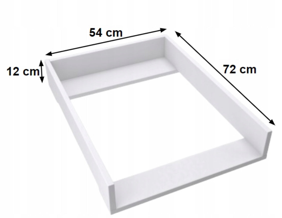 Changing table for cot cover for each chest of drawers UNIVERSAL 70x50 cm sonoma Brand no brand