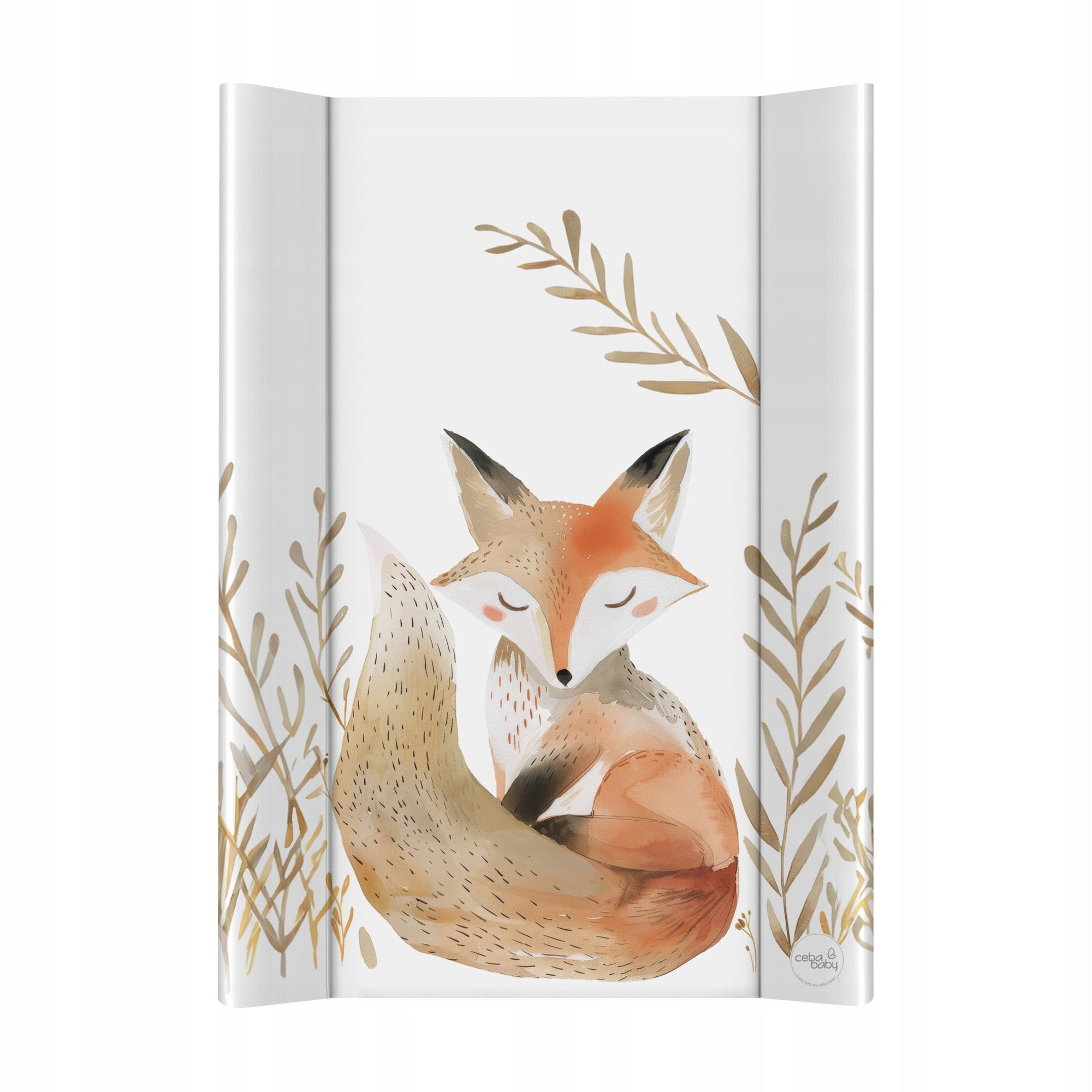 Changing table rigid hard Ceba baby 50x70 cm Basic Red Fox